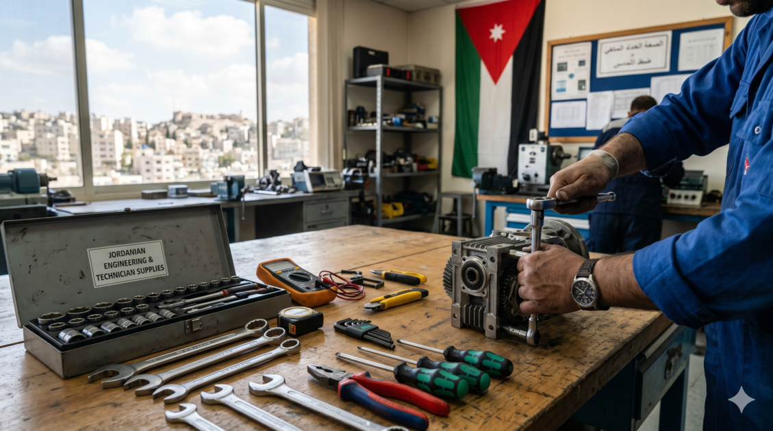 أفضل العدد اليدوية للمهندسين والفنيين في الأردن