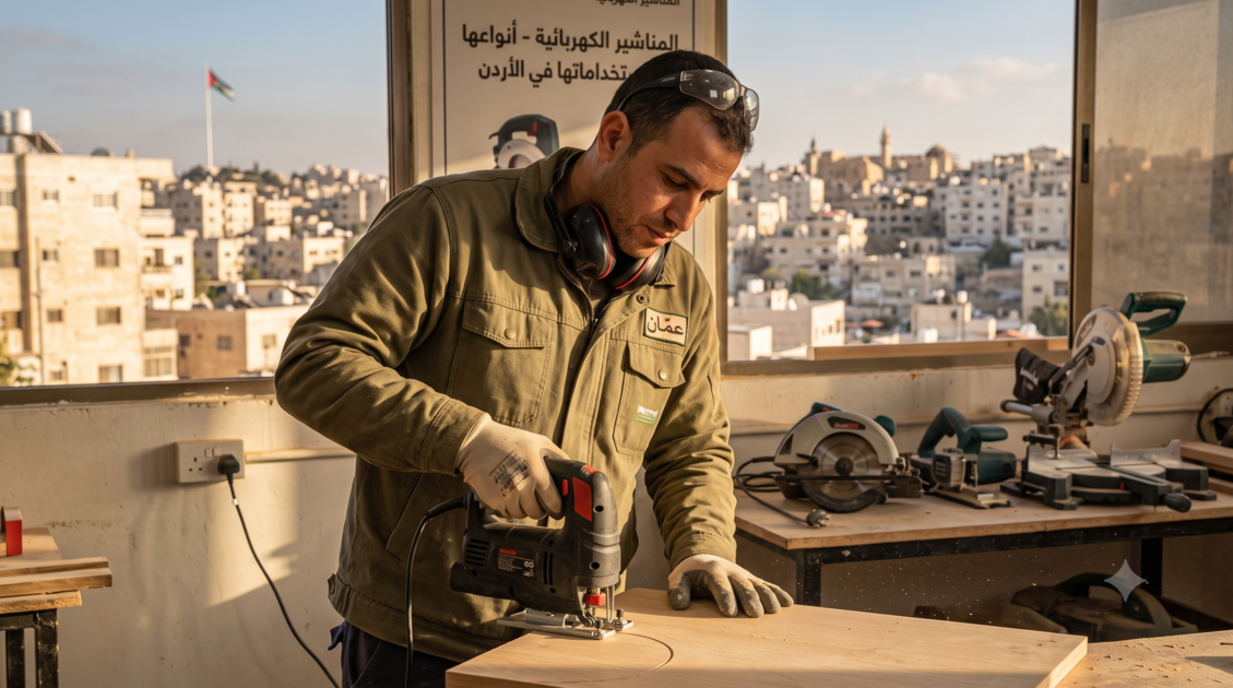 المناشير الكهربائية - أنواعها واستخداماتها في الأردن