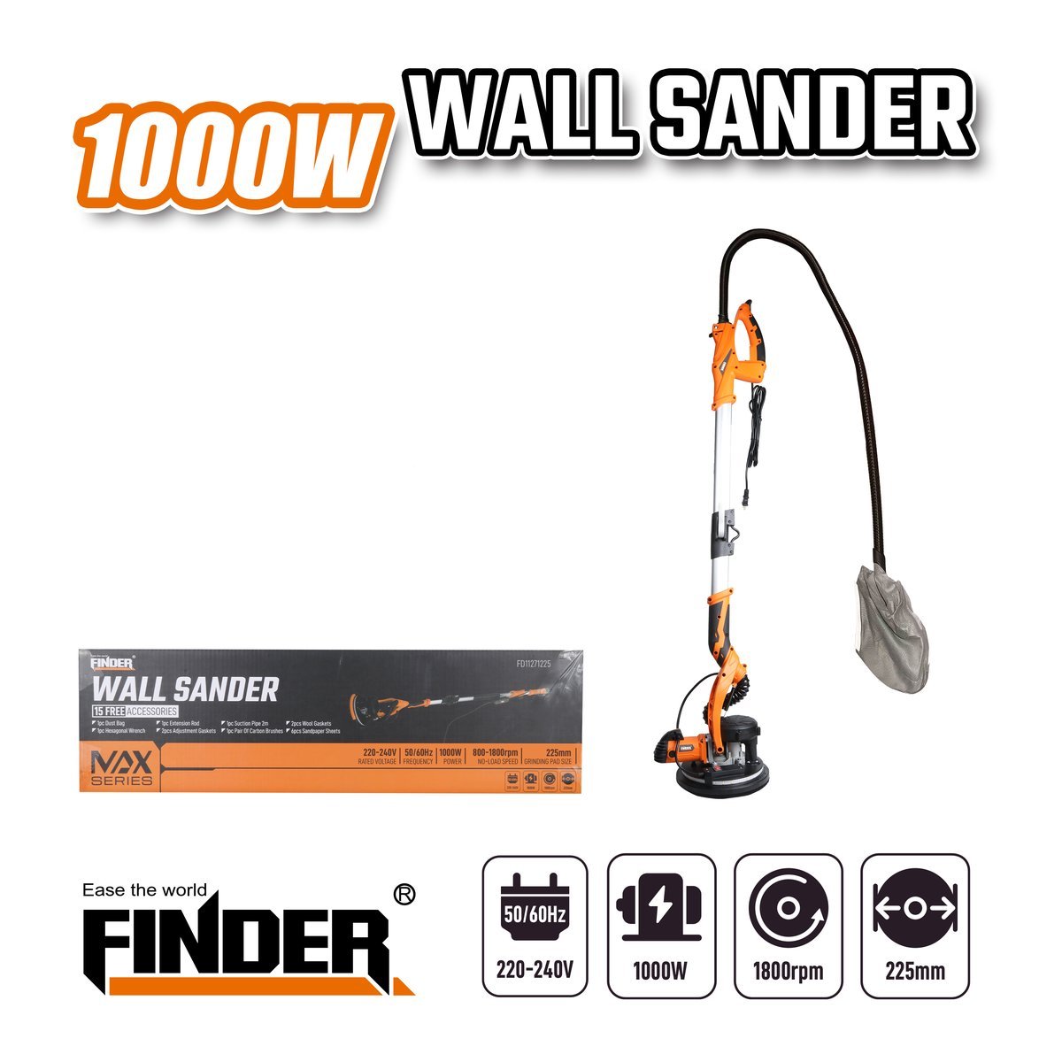 حفافة جدران طويلة FINDER 1000W