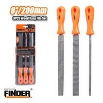 طقم مبارد خشب  3 قطع برتقالي  8" FINDER