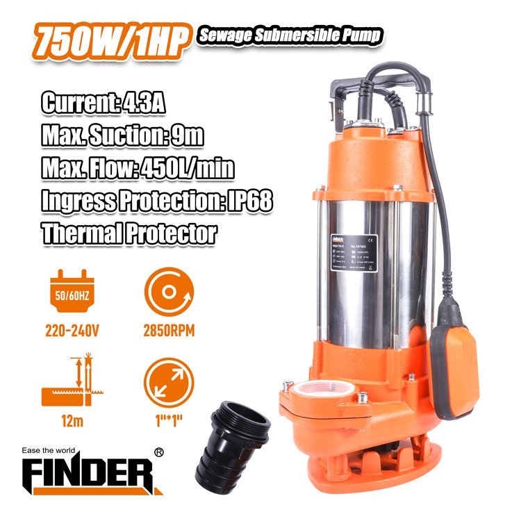 مضخة ماء غاطس FINDER 750W 1HP