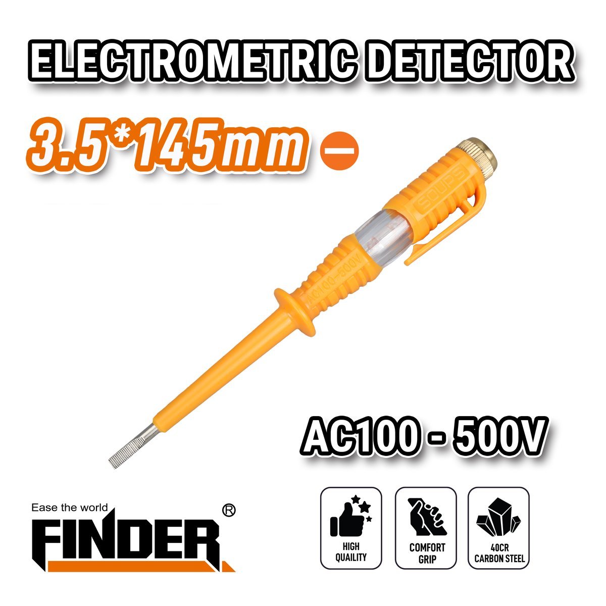 مفك كهرباء  تستر FINDER 4 x 190