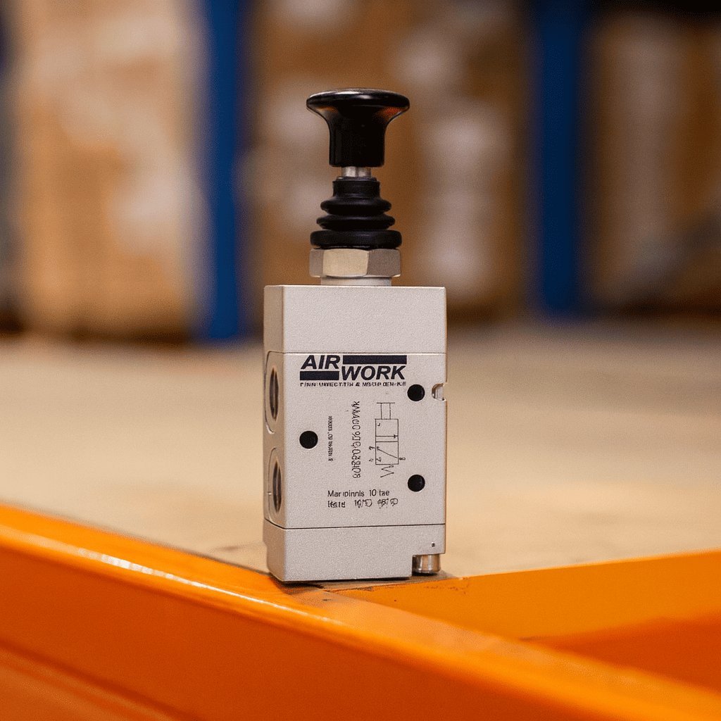 صمام كبس زمبرك 5/2  1/4" AirWork  VM4010095301