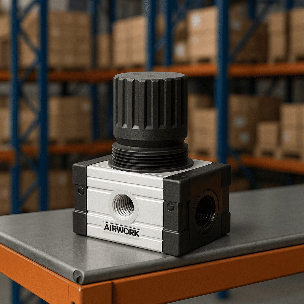 منظم ضغط 1/4 "معدني  ثقيل   REGULATOR AirWork XR1230 - صورة 2