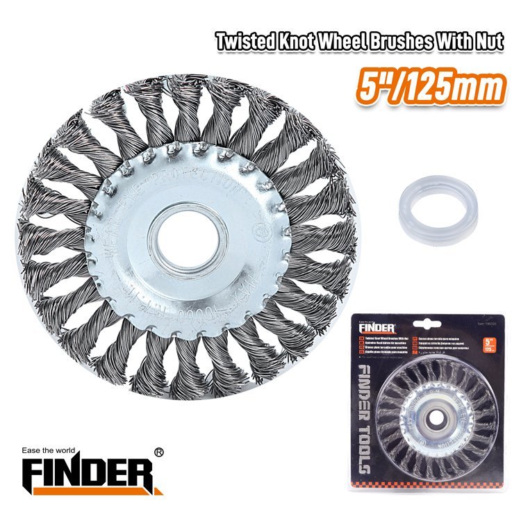 فرشاية سلك مجدول   5" FINDER