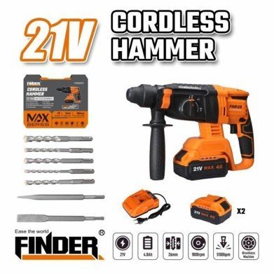 درل همر شحن FINDER 21V/4.0A/26MM