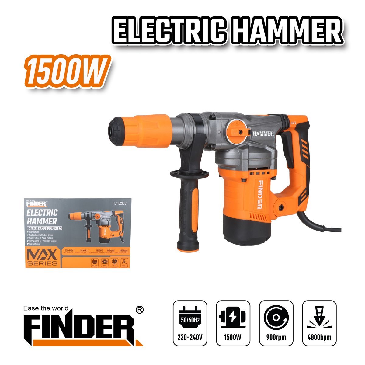 درل همر FINDER 1500W