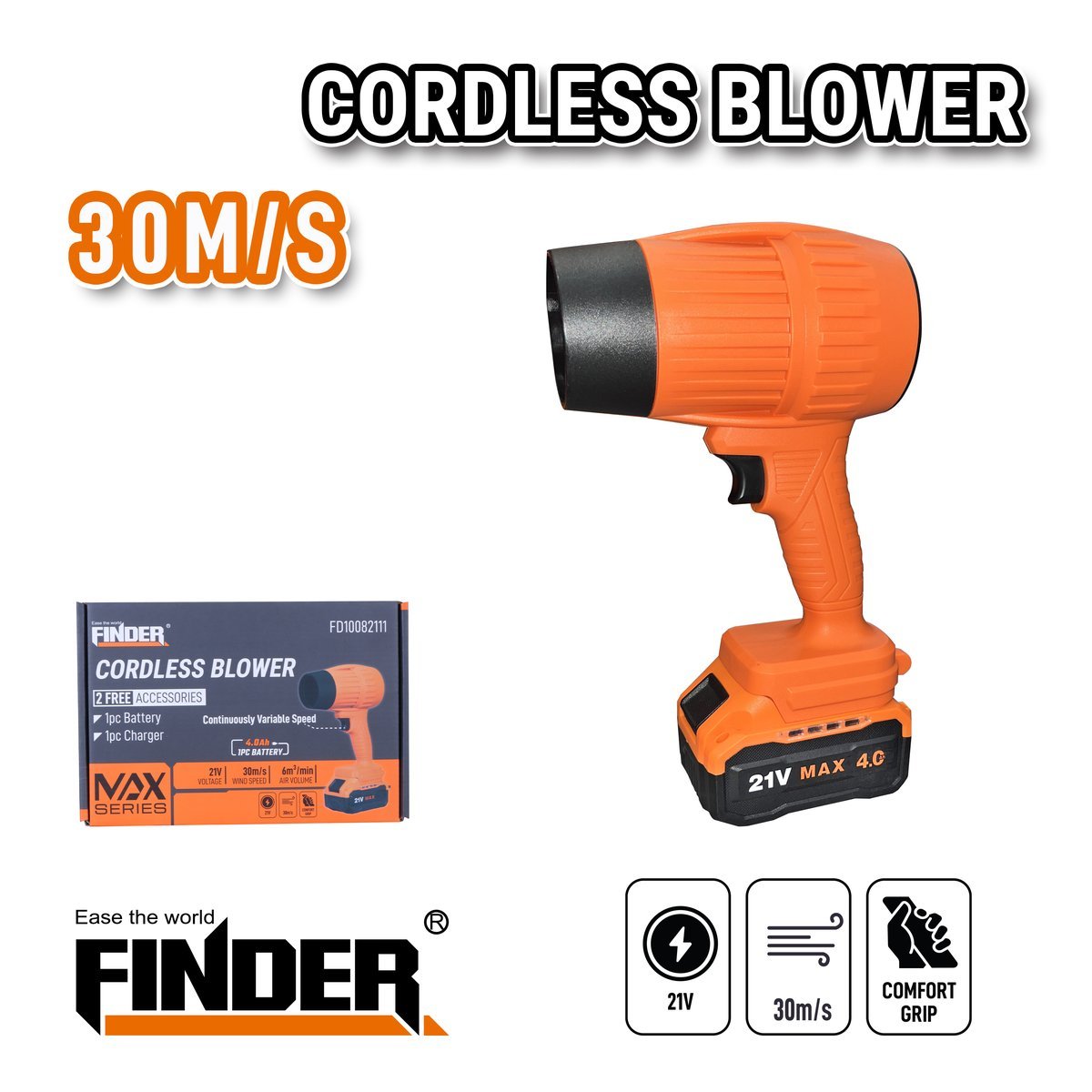 بلور هواء شحن FINDER 21V