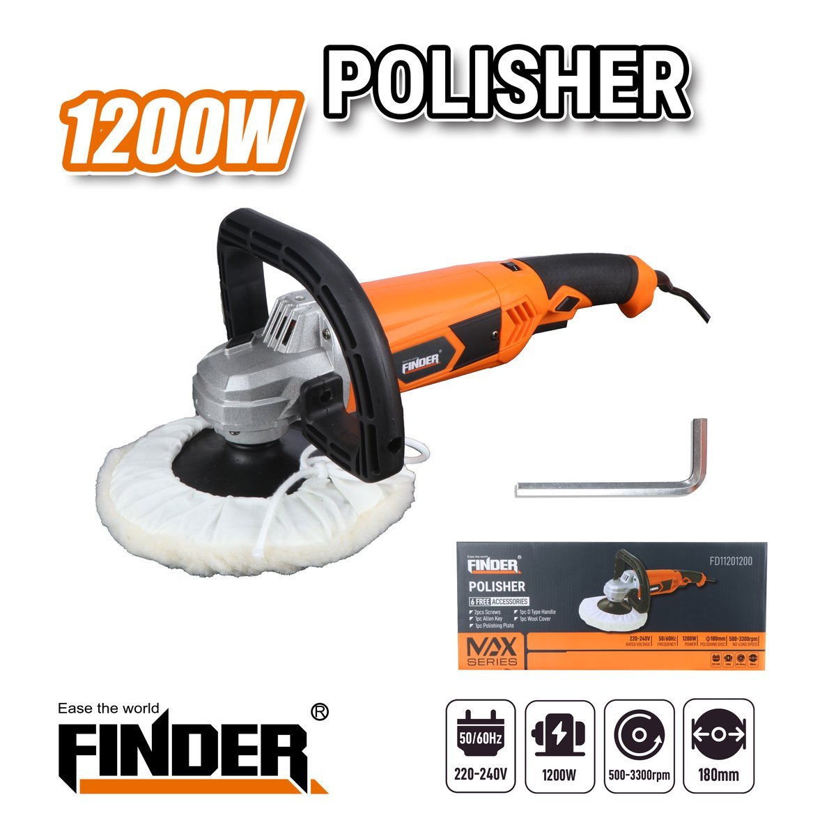 صاروخ  بولش 7" FINDER 1200W