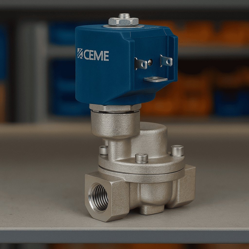 سلونويد 3/8" رقم CEME 9003 بخار - صورة 2