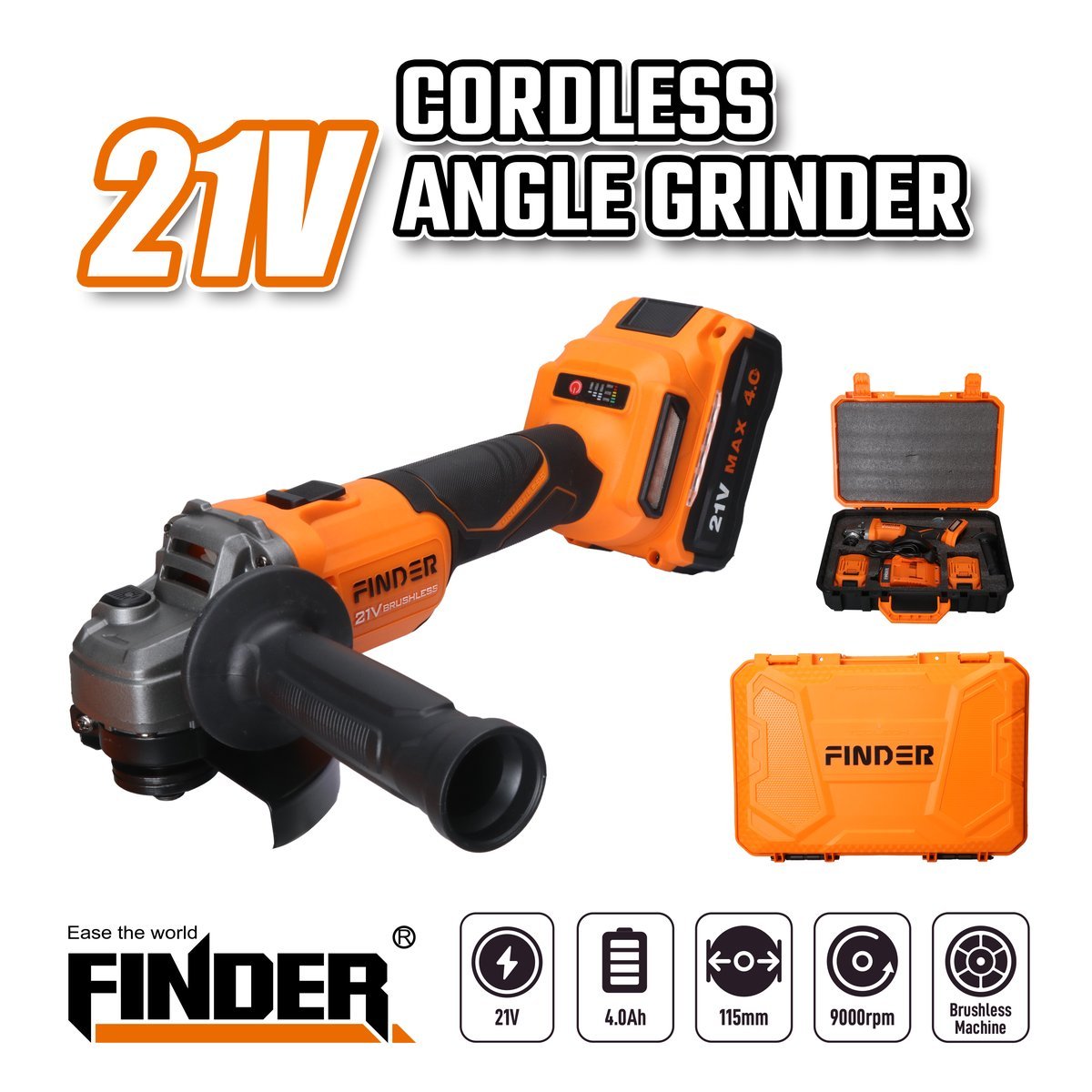 صاروخ شحن 4.5" FINDER 21V/4.0A