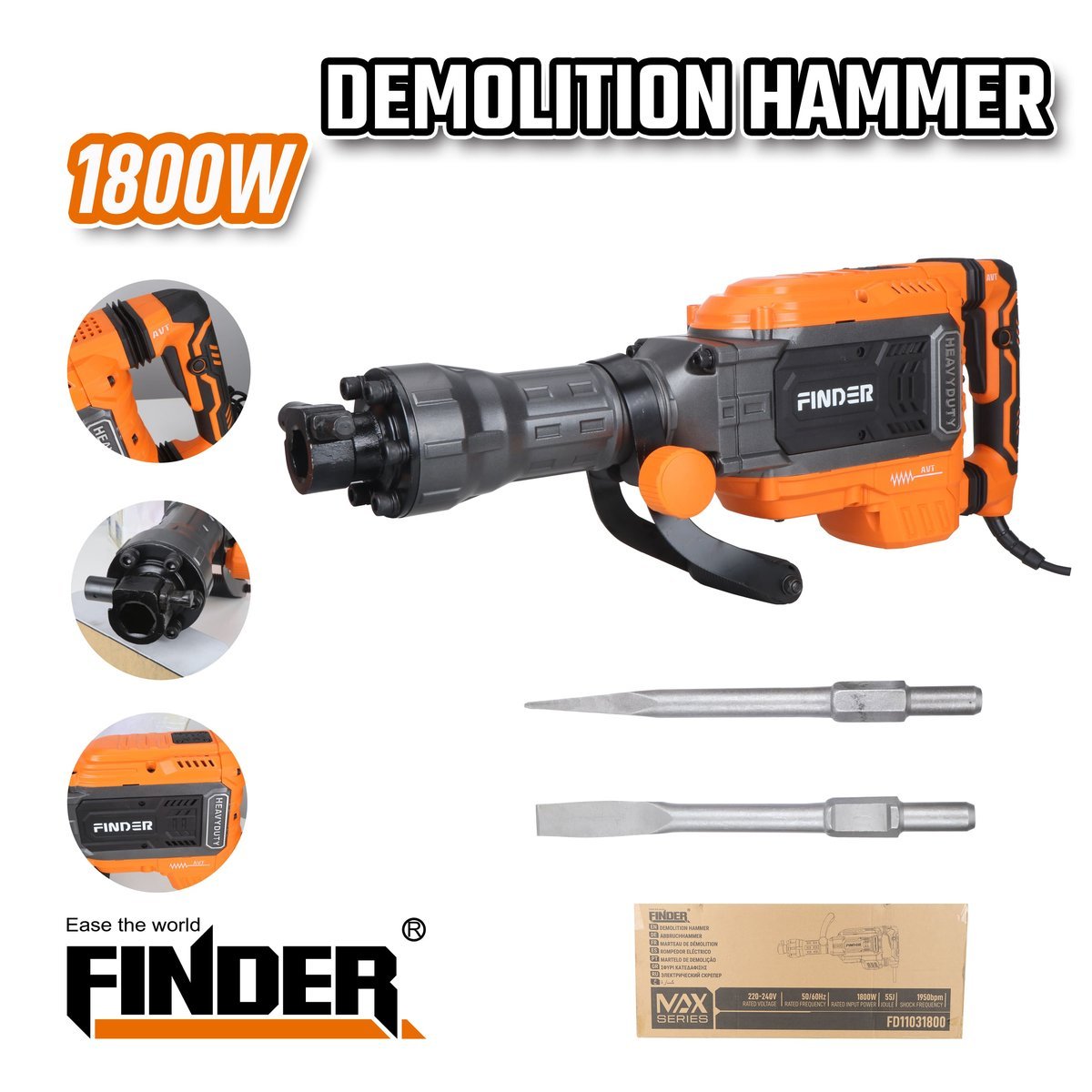 درل همر FINDER 1800W