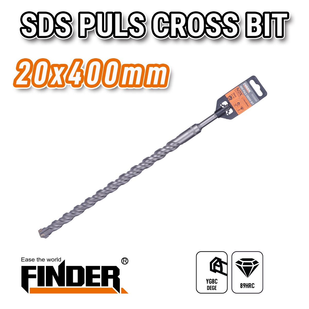 ريشة حجر هيلتي 20 ملم طول 400 ملم FINDER SDS FD12202001