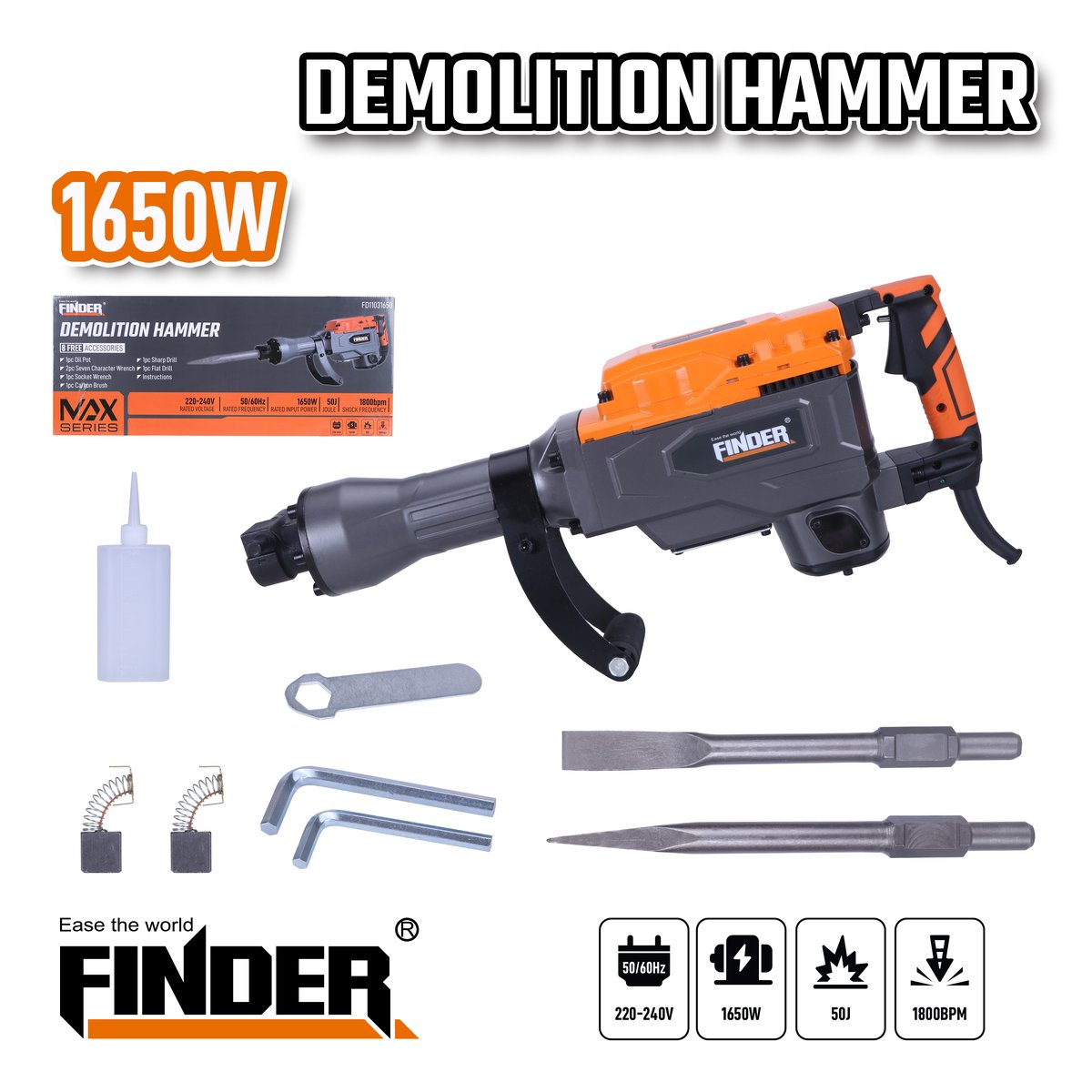 درل همر تكسير   1650W FINDER