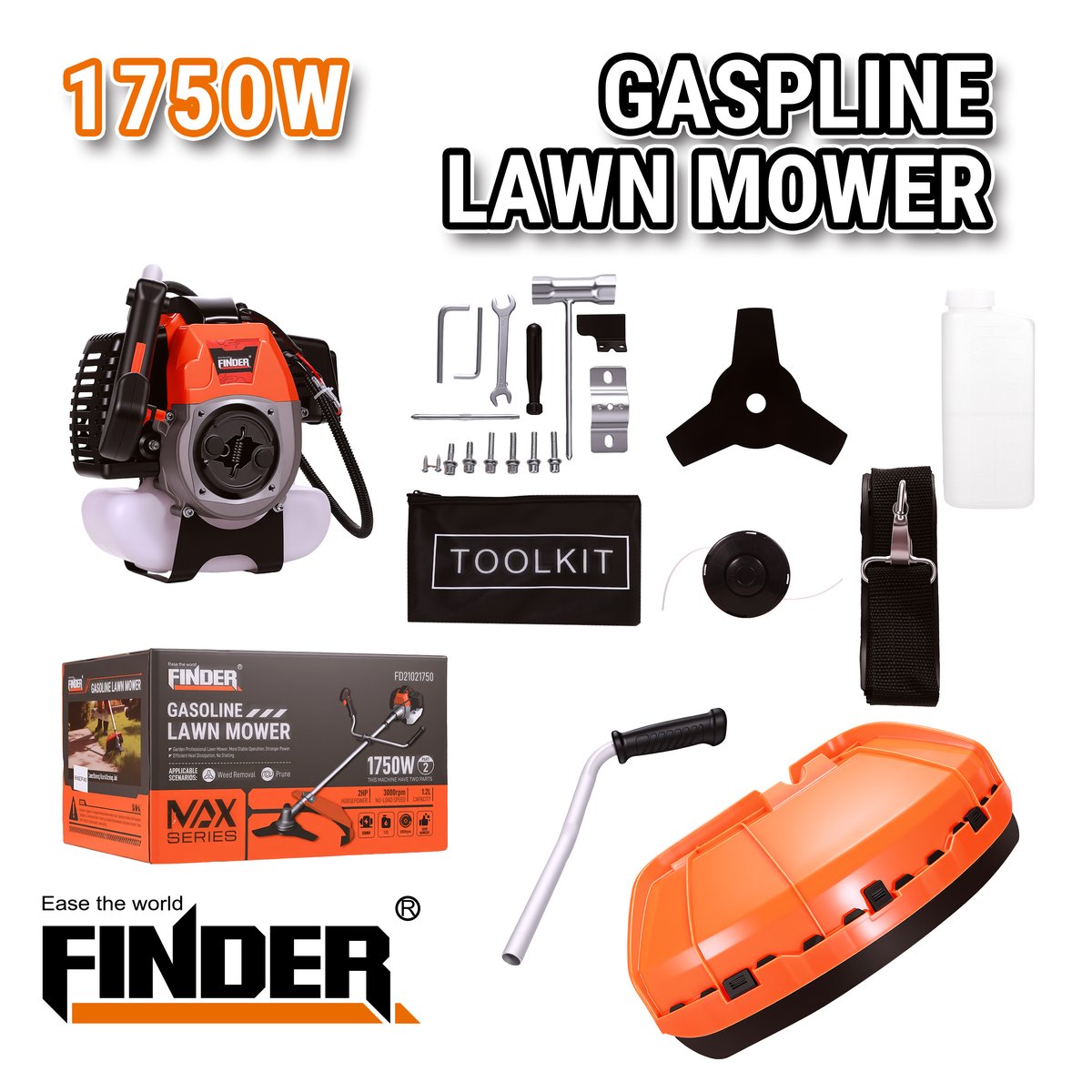 مقص عشب بنزين  FINDER 1750W