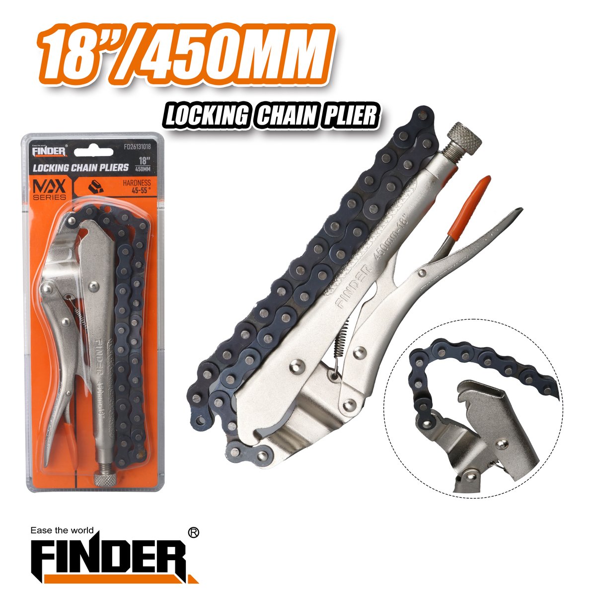 زرادية كبس جنزير 18" FINDER