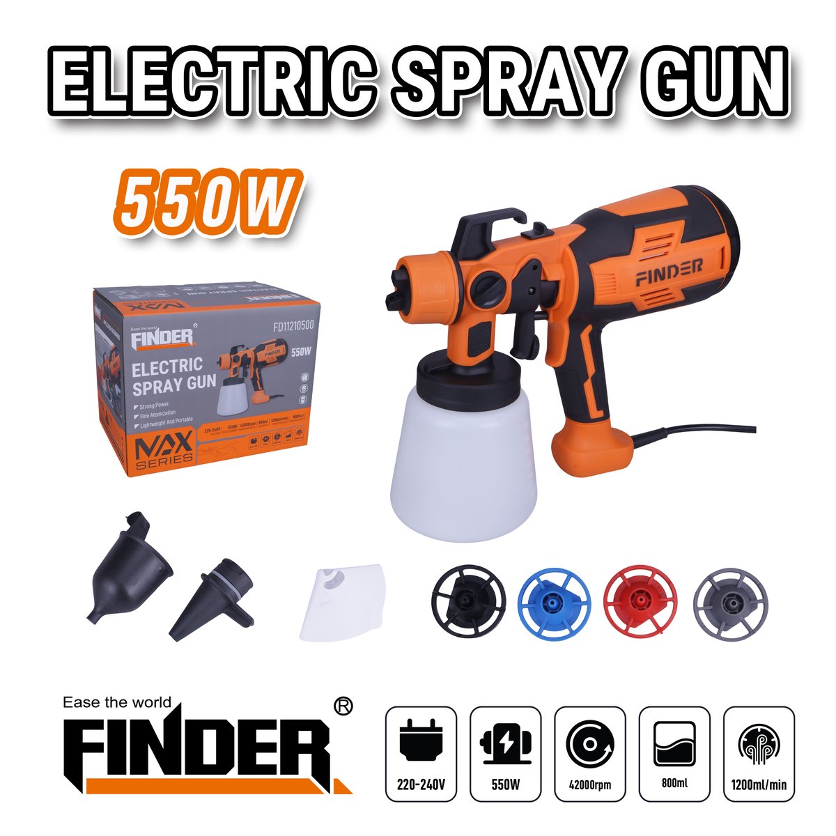 فرد دهان كهرباء FINDER 500W