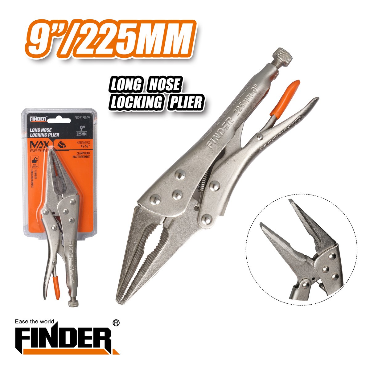 زرادية كبس 9" بوز رفيع FINDER