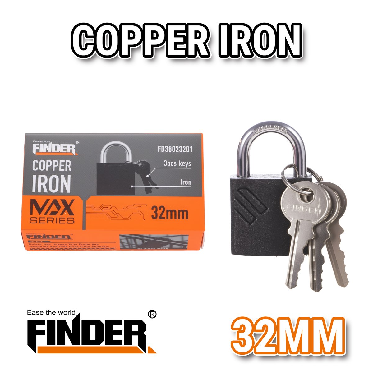 قفل سكب 32 ملم FINDER MAX FD38023201