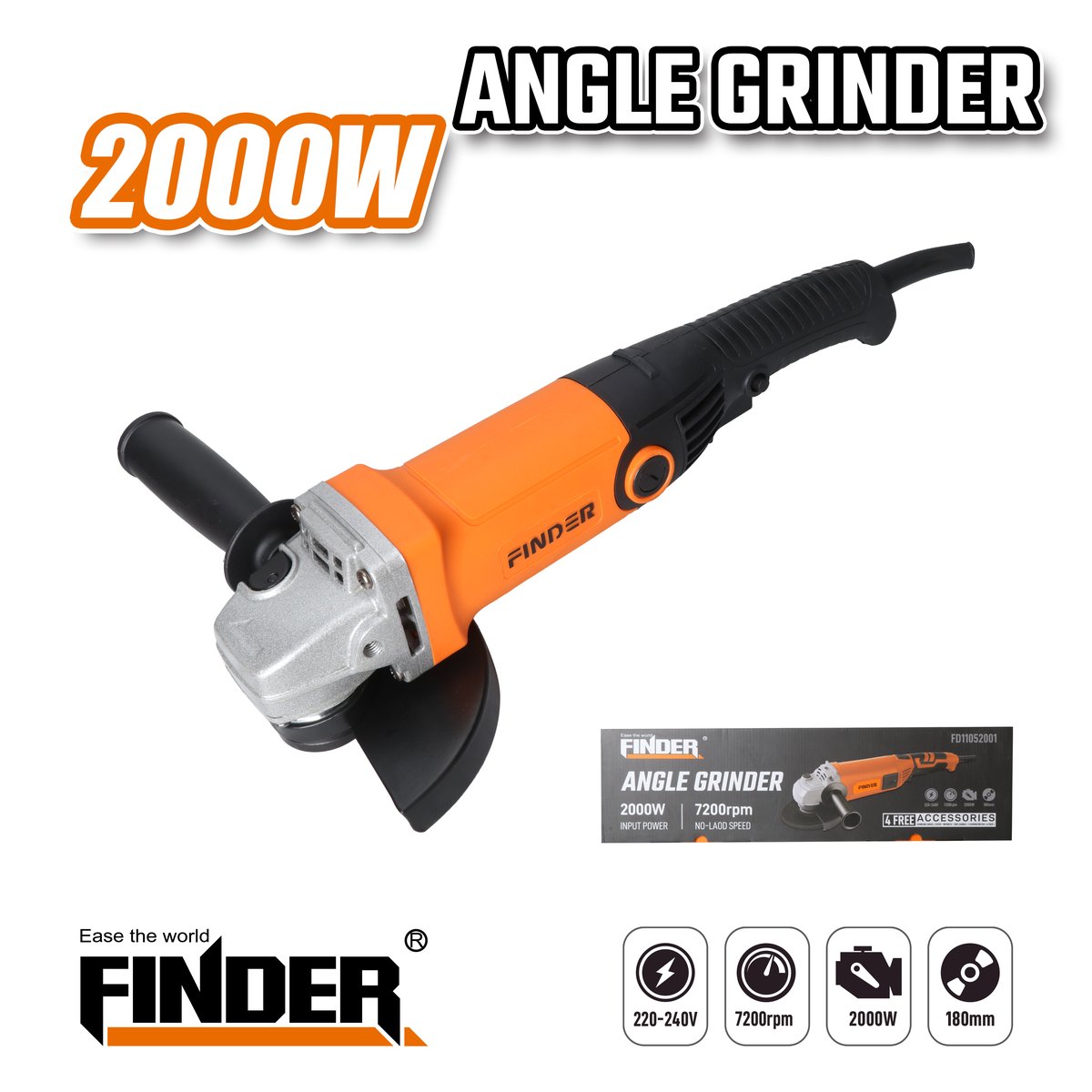 صاروخ 9" FINDER 2000W