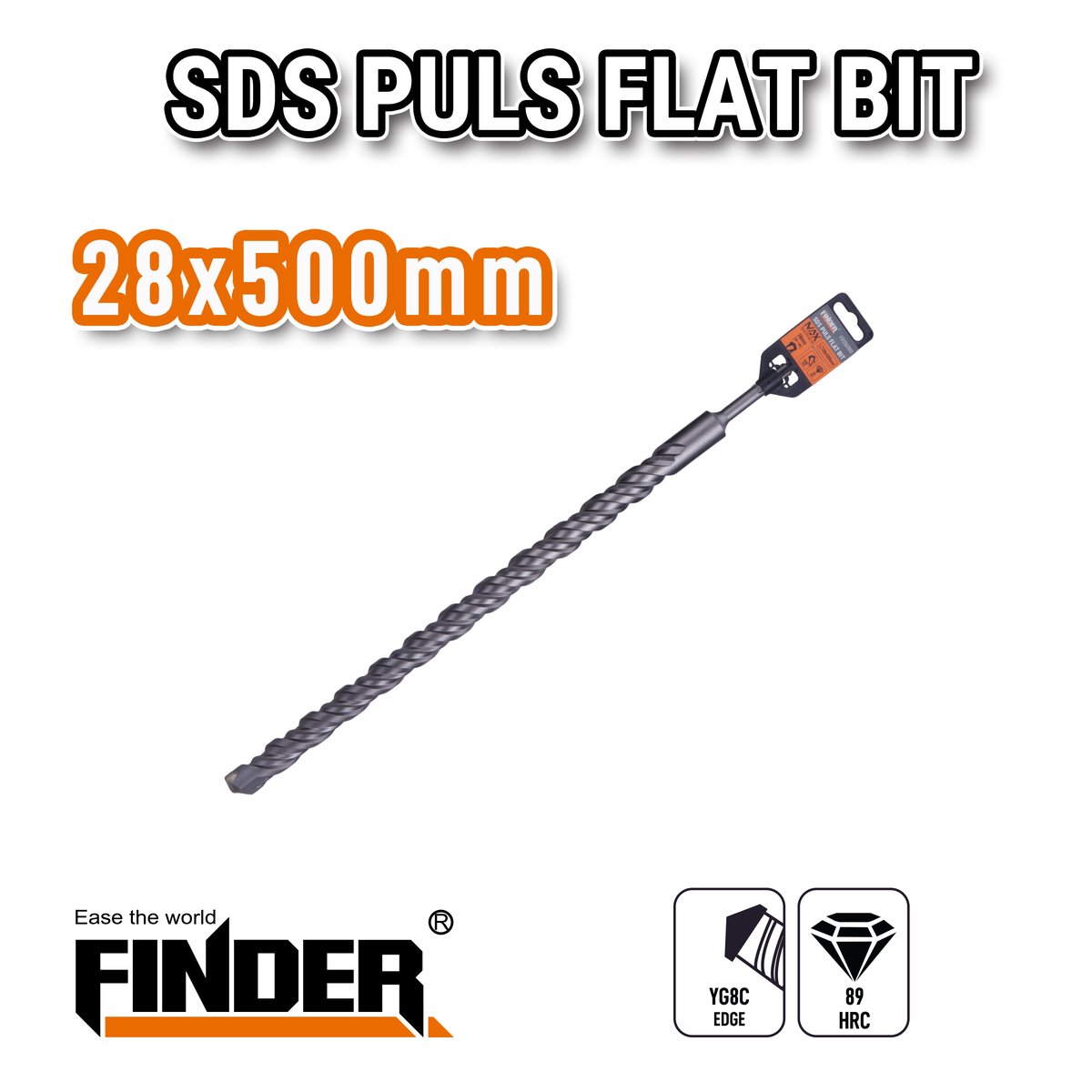 ريشة حجر هيلتي 28 ملم طول 500 ملم FINDER