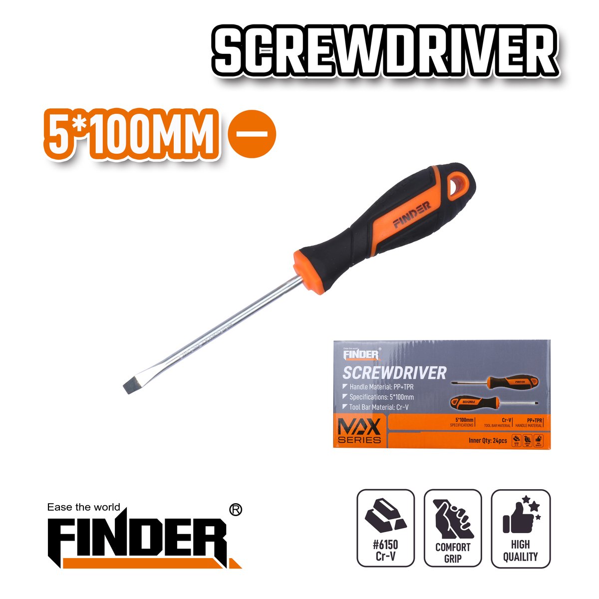 مفك عادي 5*100 FINDER FD30615100