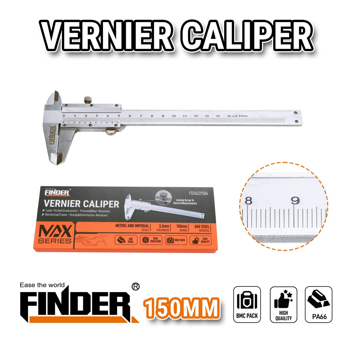 كليبر  6" - 150 ملم FINDER  FD36221504