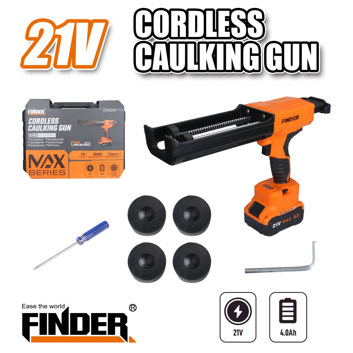 فرد سليكون مزدوج  شحن  21V/3.0A FINDER