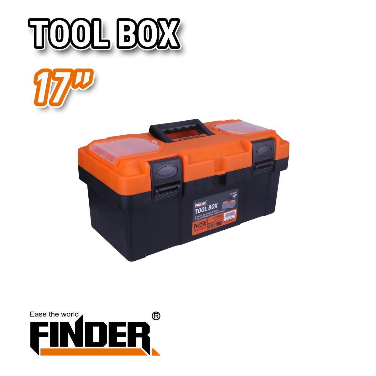 صندوق عدة بلاستك 17"  FINDER MAX FD35482017