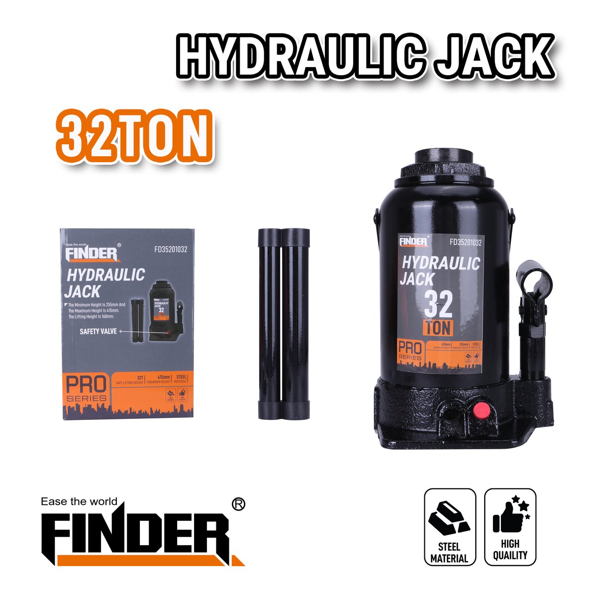 جك زيت سيارة 32 طن  PRO FINDER