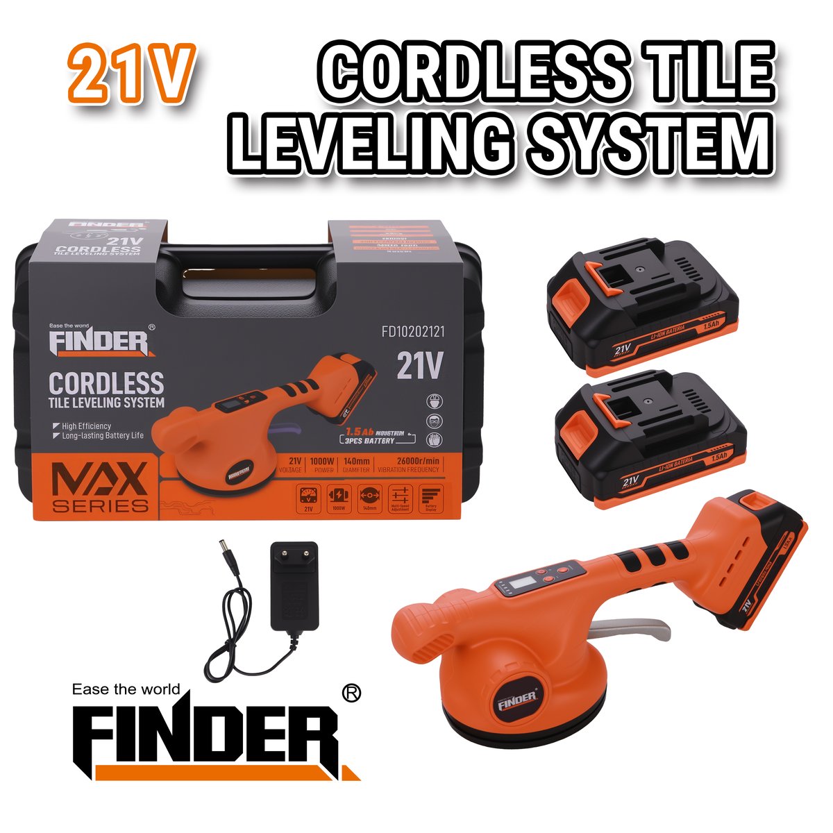 رجاج بلاط شحن FINDER 21V
