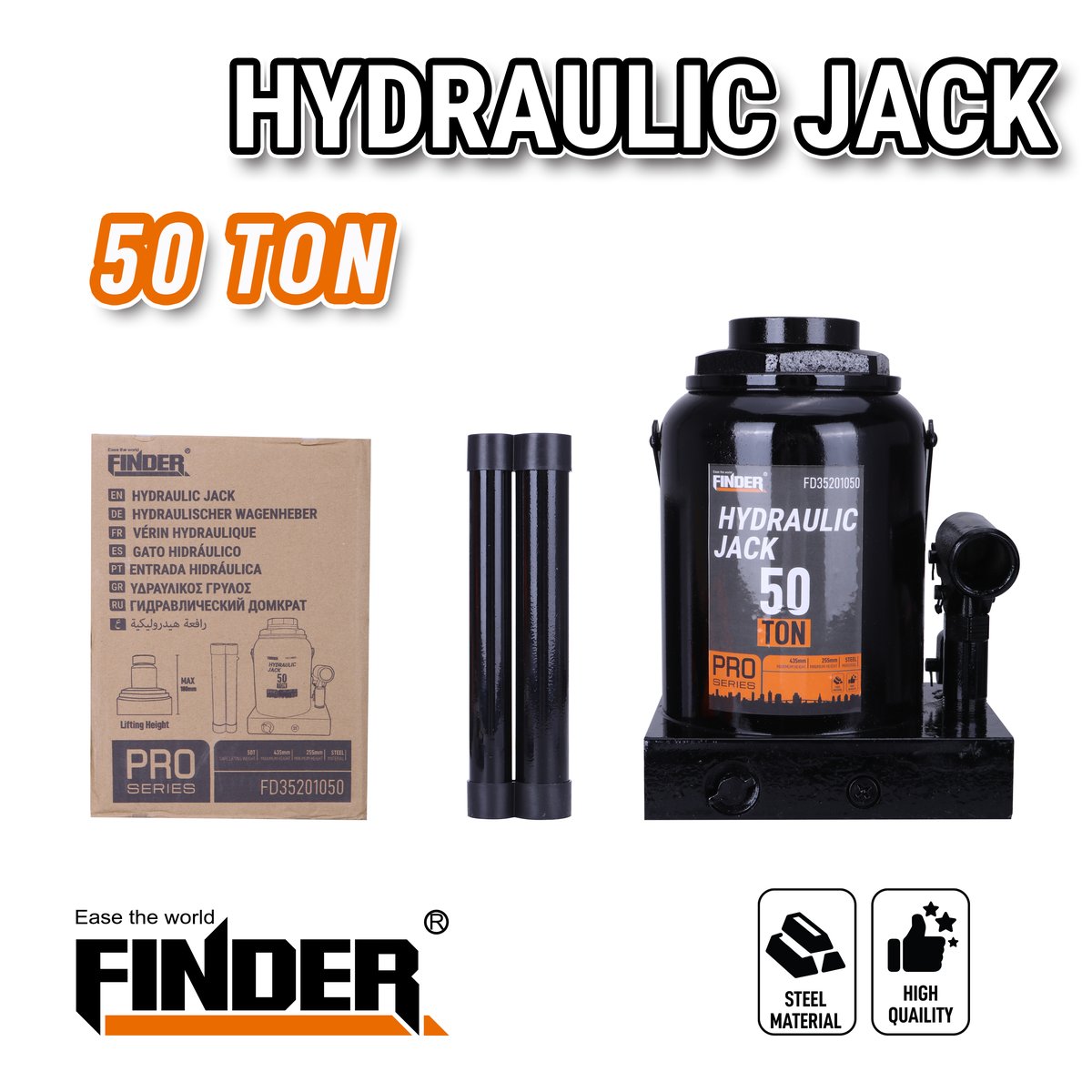 جك زيت سيارة 50 طن  PRO FINDER