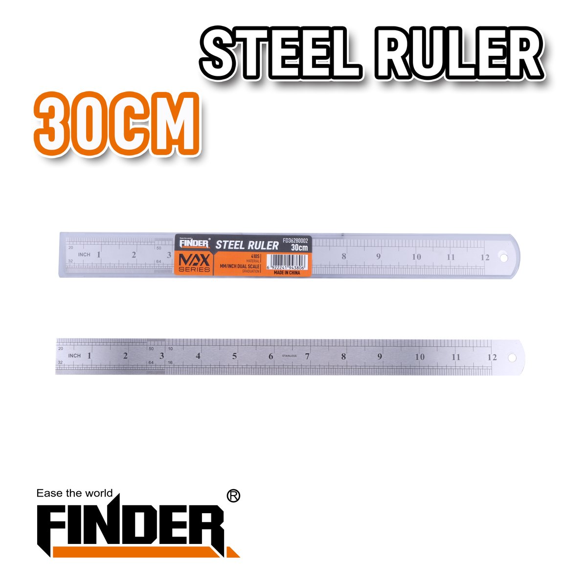 مسطرة 30 سم FINDER FD36280002