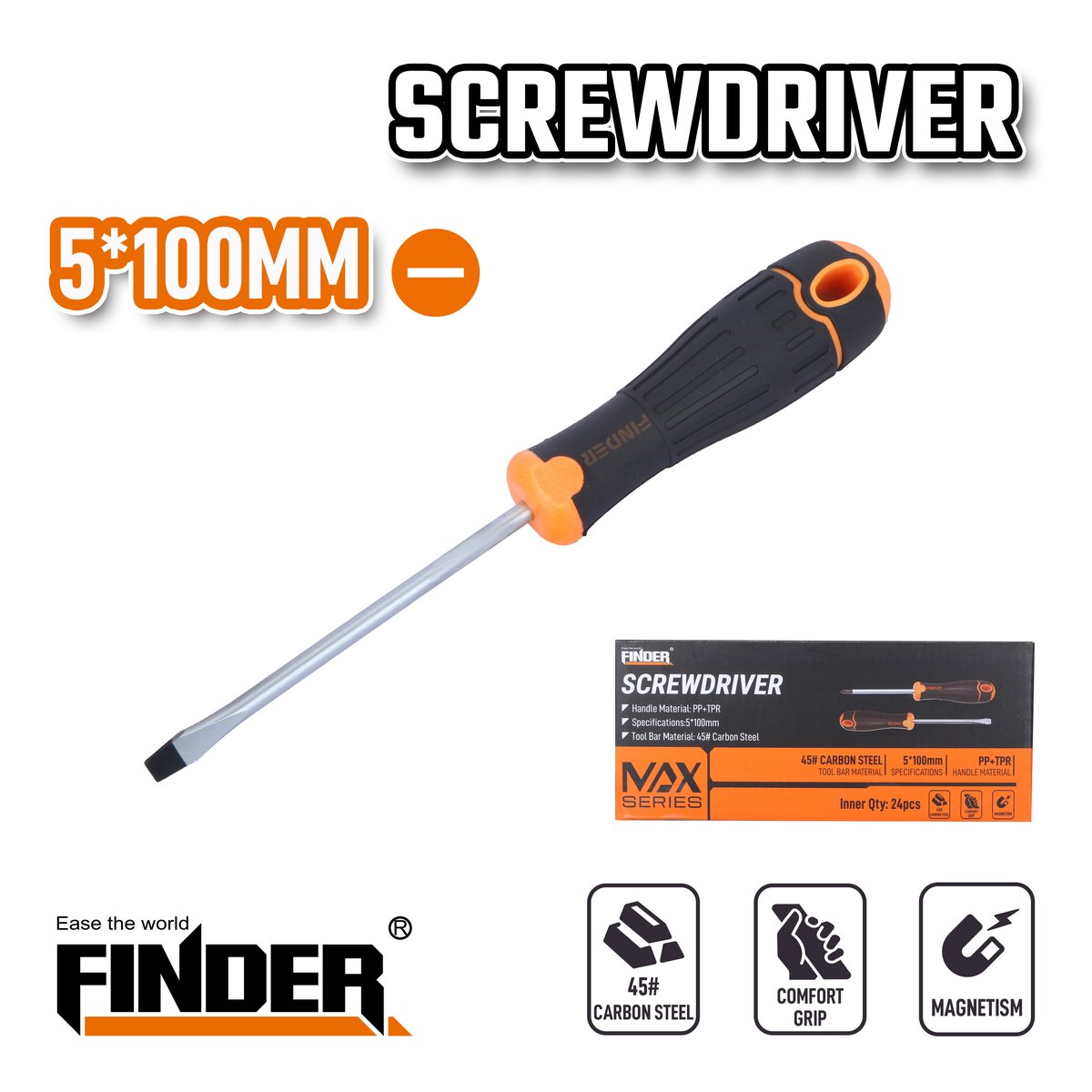 مفك عادي 5*100 FINDER FD30325100