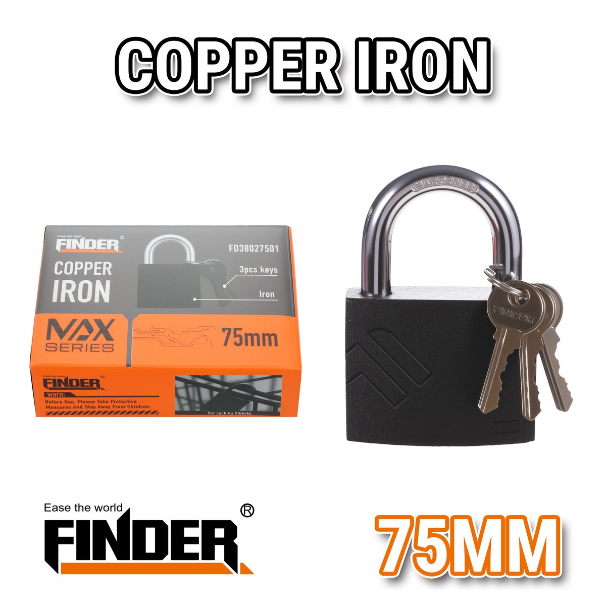 قفل سكب 75 ملم FINDER MAX FD38027501