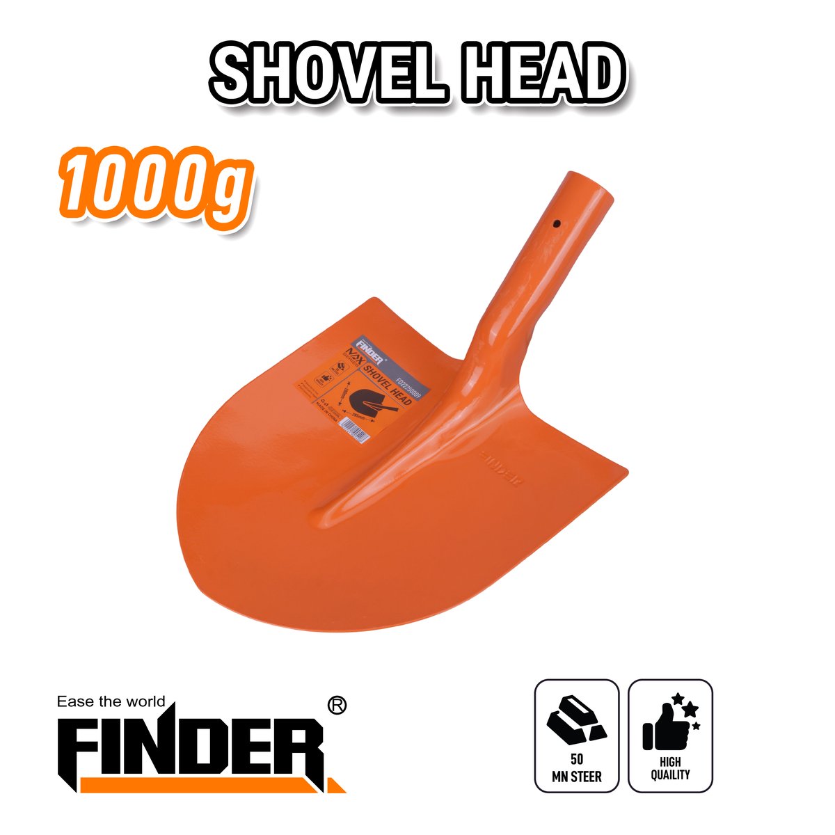 كريك حديد برتقالي 1000 غرام FINDER