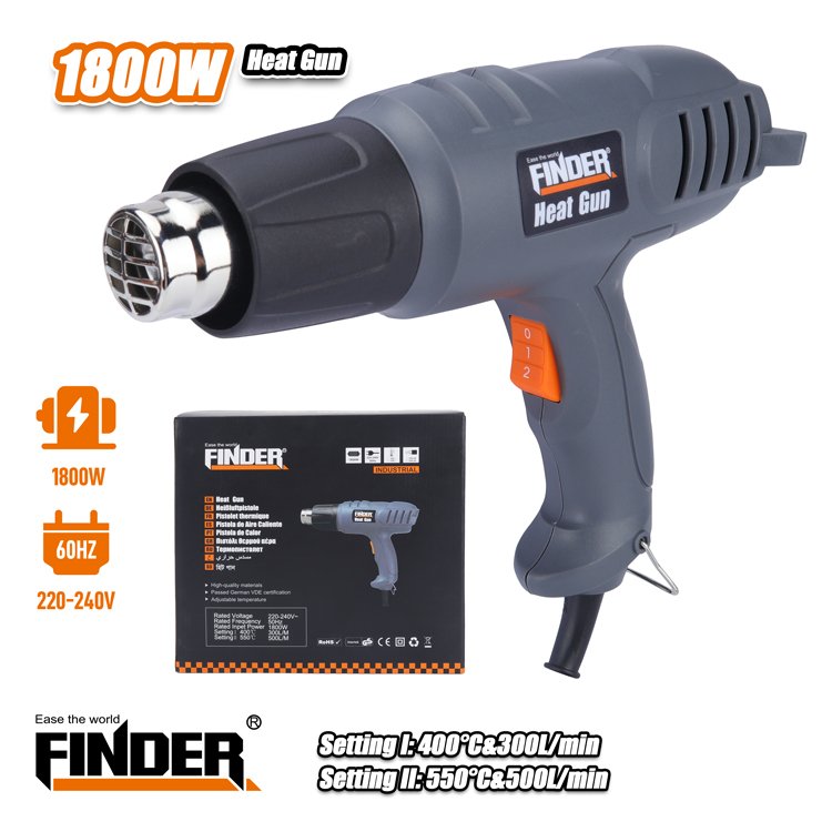 فرد هواء ساخن FINDER 1800W - عدد وأدوات في الأردن