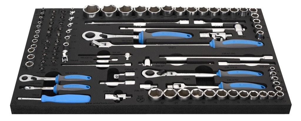 اسفنجة بوكسات 1/2 + 3/8 + 1/4 " جرار عرباية * 96 PCS 964/30SOS UNIOR