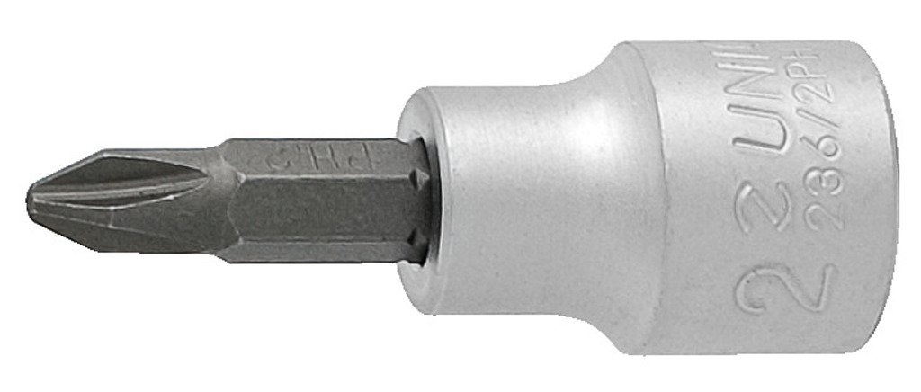 بوكس 3/8" راس مصلب * PH 3 كروم 236/2PH UNIOR