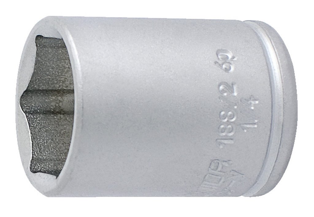 بوكس 1/4" * 9/32" كروم 188/2 UNIOR
