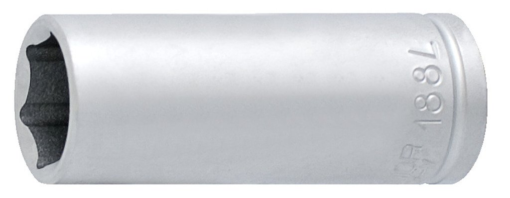 بوكس طويل كروم مسدس 1/4" * 7/32" 188/2L6p UNIOR